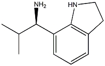 (1R)-1-INDOLIN-7-YL-2-METHYLPROPYLAMINE Struktur