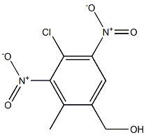 (4-CHLORO-2-METHYL-3,5-DINITROPHENYL)METHANOL Struktur