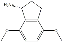 (1R)-4,7-DIMETHOXYINDANYLAMINE Struktur