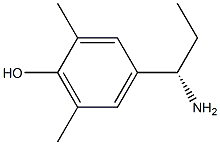 4-((1S)-1-AMINOPROPYL)-2,6-DIMETHYLPHENOL Struktur