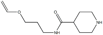 N-[3-(VINYLOXY)PROPYL]PIPERIDINE-4-CARBOXAMIDE Struktur