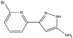 5-(6-BROMO-PYRIDIN-2-YL)-2H-PYRAZOL-3-YLAMINE Struktur