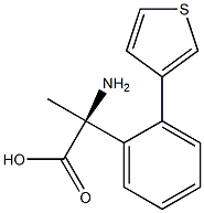 (2S)-2-AMINO-2-(2-(3-THIENYL)PHENYL)PROPANOIC ACID Struktur