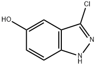 3-CHLORO-5-HYDROXY (1H)INDAZOLE Struktur