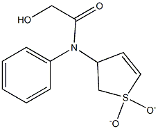 N-(1,1-DIOXIDO-2,3-DIHYDROTHIEN-3-YL)-2-HYDROXY-N-PHENYLACETAMIDE Struktur