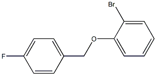 2-BROMOPHENYL-(4-FLUOROBENZYL)ETHER Struktur