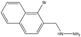 (1-BROMO-NAPHTHALEN-2-YLMETHYL)-HYDRAZINE Struktur