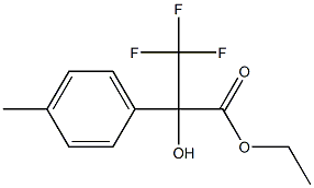 3,3,3-TRIFLUORO-2-HYDROXY-2-(P-TOLYL)PROPIONIC ACID ETHYL ESTER Struktur