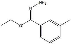 ETHYL 3-METHYLPHENYLMETHANEHYDRAZONATE Struktur