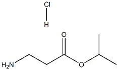 ISOPROPYL 3-AMINOPROPANOATE HYDROCHLORIDE Struktur