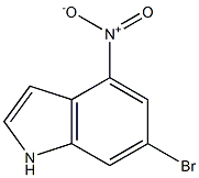 6-BROMO-4-NITRO INDOLE Struktur