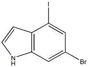 6-BROMO-4-IODOINDOLE Struktur