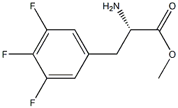 METHYL (2S)-2-AMINO-3-(3,4,5-TRIFLUOROPHENYL)PROPANOATE Struktur