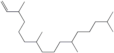 3,7,11,15-TETRAMETHYL-1-HEXADECENE Struktur