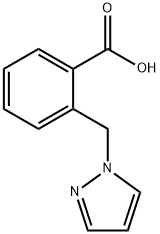 2-PYRAZOL-1-YLMETHYL-BENZOIC ACID Struktur