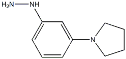 (3-PYRROLIDIN-1-YL-PHENYL)-HYDRAZINE Struktur