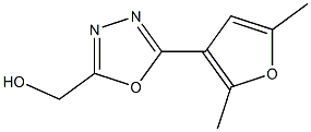 [5-(2,5-DIMETHYL-3-FURYL)-1,3,4-OXADIAZOL-2-YL]METHANOL Struktur