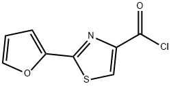 2-(2-FURYL)-1,3-THIAZOLE-4-CARBONYL CHLORIDE Struktur