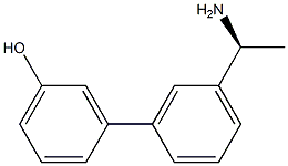 3-[3-((1S)-1-AMINOETHYL)PHENYL]PHENOL Struktur