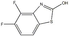 4,5-DIFLUORO-2-HYDROXYBENZOTHIAZOLE Struktur