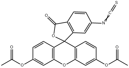 DIACETYL-6-FITC Struktur