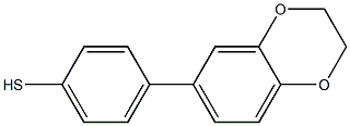 4-[3,4-(ETHYLENEDIOXY)PHENYL]THIOPHENOL Struktur