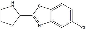 5-CHLORO-2-PYRROLIDIN-2-YL-1,3-BENZOTHIAZOLE Struktur