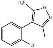 4-(2-CHLOROPHENYL)-3-METHYLISOXAZOL-5-AMINE Struktur