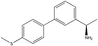 (1R)-1-[3-(4-METHYLTHIOPHENYL)PHENYL]ETHYLAMINE Struktur