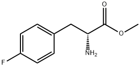 METHYL (2R)-2-AMINO-3-(4-FLUOROPHENYL)PROPANOATE Struktur