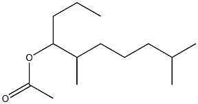 5,9-DIMETHYL-4-DECANOL ACETATE Struktur