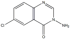 3-AMINO-6-CHLOROQUINAZOLIN-4(3H)-ONE Struktur