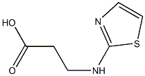 3-(1,3-THIAZOL-2-YLAMINO)PROPANOIC ACID Struktur