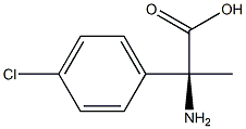 (2S)-2-AMINO-2-(4-CHLOROPHENYL)PROPANOIC ACID Struktur