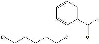 1-[2-(5-BROMO-PENTYLOXY)-PHENYL]-ETHANONE Struktur