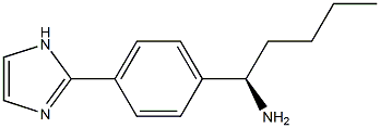 (1R)-1-(4-IMIDAZOLYLPHENYL)PENTYLAMINE Struktur