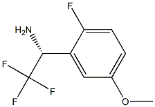 (1R)-2,2,2-TRIFLUORO-1-(2-FLUORO-5-METHOXYPHENYL)ETHYLAMINE Struktur