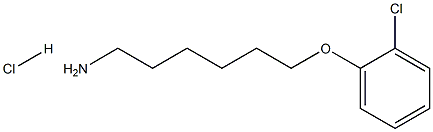 6-(2-CHLOROPHENOXY)HEXYLAMINE HYDROCHLORIDE Struktur