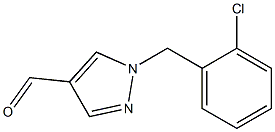 1-(2-CHLOROBENZYL)-1H-PYRAZOLE-4-CARBALDEHYDE Struktur