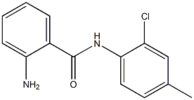 2-AMINO-N-(2-CHLORO-4-METHYLPHENYL)BENZAMIDE Struktur