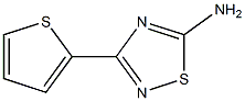 3-THIEN-2-YL-1,2,4-THIADIAZOL-5-AMINE Struktur