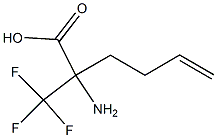 2-AMINO-2-(TRIFLUOROMETHYL)HEX-5-ENOIC ACID Struktur