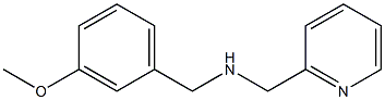 1-(3-METHOXYPHENYL)-N-(PYRIDIN-2-YLMETHYL)METHANAMINE Struktur