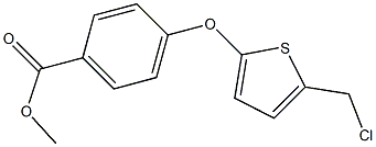 METHYL 4-(2-CHLORO-5-THENOYL)BENZOATE Struktur