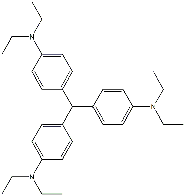 TRIS(4-DIETHYLAMINOPHENYL) METHANE Struktur