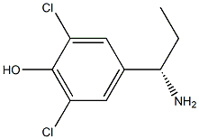 4-((1S)-1-AMINOPROPYL)-2,6-DICHLOROPHENOL Struktur