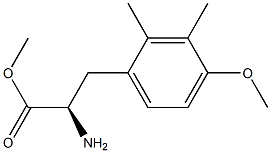 METHYL (2R)-2-AMINO-3-(4-METHOXY-2,3-DIMETHYLPHENYL)PROPANOATE Struktur