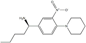 (1R)-1-(3-NITRO-4-PIPERIDYLPHENYL)PENTYLAMINE Struktur