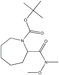 1-BOC-2-(METHOXY-METHYL-CARBAMOYL)AZEPANE Struktur