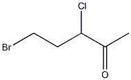 5-BROMO-3-CHLORO-PENTAN-2-ONE Struktur